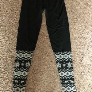Christmas themed leggings